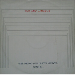 Jon & Vangelis He Is Sailing (Full Length Version) / Song Is ... Vinyl 12" USED