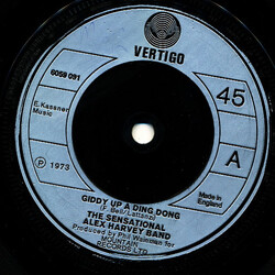 The Sensational Alex Harvey Band Giddy Up A Ding Dong Vinyl 7" USED