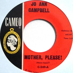 Jo Ann Campbell Mother, Please! / Waitin' For Love Vinyl 7" USED
