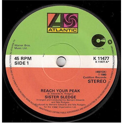 Sister Sledge Reach Your Peak Vinyl 7" USED