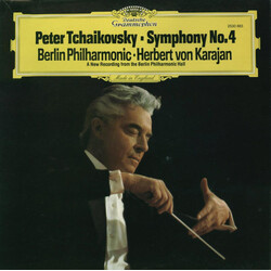 Berliner Philharmoniker / Herbert von Karajan / Pyotr Ilyich Tchaikovsky Symphony No. 4 Vinyl LP USED
