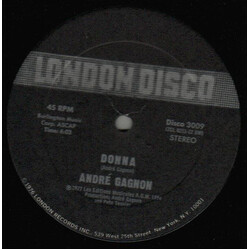 André Gagnon Donna / Holiday Feeling VINYL 12" USED