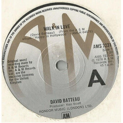David Batteau Walk In Love Vinyl 7" USED