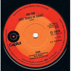 John Paul Joans The Ten Lost Tribes Of Israel Vinyl 7" USED
