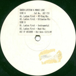 Queen Latifah / Monie Love Ladies First Vinyl 12" USED