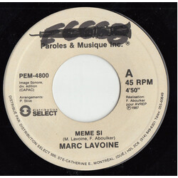 Marc Lavoine Même Si USED VINYL 7INCH SINGLE 45 RPM