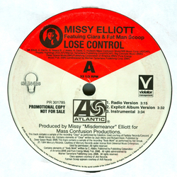 Missy Elliott Lose Control / On & On Vinyl 12" USED