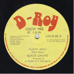 Black Uhuru Plastic Smile / Guess Who's Coming To Dinner? Vinyl 12" USED