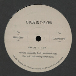 Chaos In The CBD Sirena Deep Vinyl 12" USED