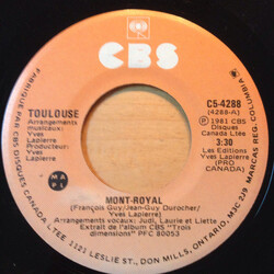 Toulouse (2) Mont-Royal USED VINYL 7INCH 45 RPM SINGLE