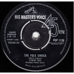 Tommy Roe The Folk Singer USED VINYL 7INCH 45 RPM SINGLE
