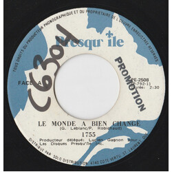 1755 Le Monde A Bien Changé / Le Monde Qu'on Connait USED VINYL 7INCH 45 RPM SINGLE
