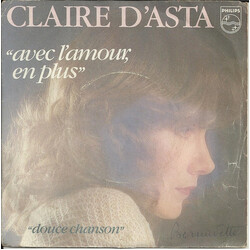 Claire D'Asta Avec L'amour En Plus Vinyl 7" USED