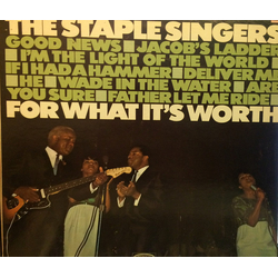 The Staple Singers For What It's Worth Vinyl LP USED
