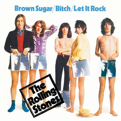 The Rolling Stones Brown Sugar / Bitch / Let It Rock Vinyl 7" USED