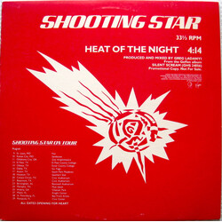 Shooting Star (4) Heat Of The Night Vinyl 12" USED