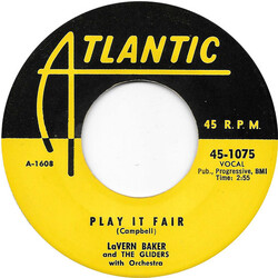 LaVern Baker / The Gliders (3) Play It Fair Vinyl 7" USED