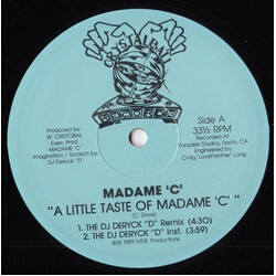 Madame 'C' A Little Taste Of Madame 'C' Vinyl 12" USED