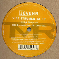 Jovonn Vibe Strumental EP Vinyl 12" USED
