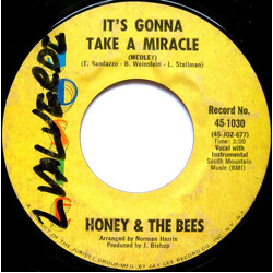 Honey And The Bees It's Gonna Take A Miracle (Medley) / What About Me Vinyl 7" USED