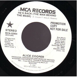 Alice Cooper He's Back (The Man Behind The Mask) Vinyl 7" USED