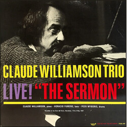 The Claude Williamson Trio Live! "The Sermon" Vinyl LP USED