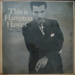 Hampton Hawes Trio This Is Hampton Hawes (Vol 2 The Trio) Vinyl LP USED