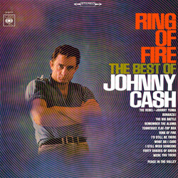 Johnny Cash Ring Of Fire - The Best Of Johnny Cash Vinyl LP USED