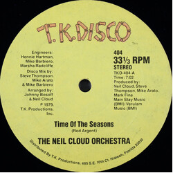 The Neil Cloud Orchestra Time Of The Seasons VINYL 12" USED