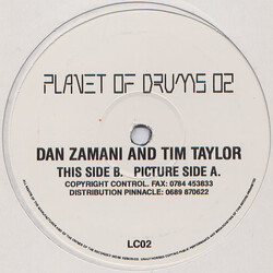 Tim Taylor & Dan Zamani Planet Of Drums 02 Vinyl 12" USED