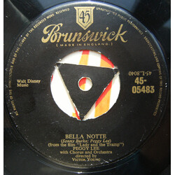Peggy Lee Bella Notte / La La Lu Vinyl 7" USED