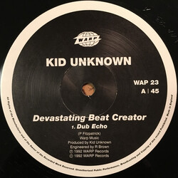 Kid Unknown Devastating Beat Creator Vinyl 12" USED