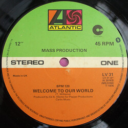 Mass Production Welcome To Our World Vinyl 12" USED