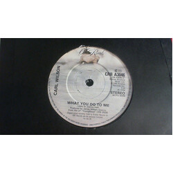 Carl Wilson What You Do To Me Vinyl 7" USED