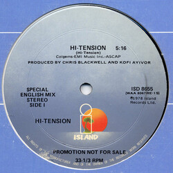 Hi-Tension Hi-Tension / Girl I Betcha Vinyl 12" USED