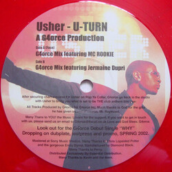 Usher U-Turn (A G4orce Production) Vinyl 12" USED