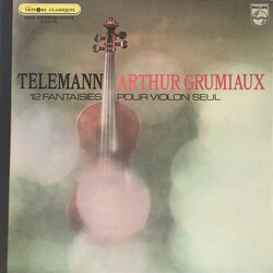 Georg Philipp Telemann / Arthur Grumiaux 12 Fantaisies Pour Violon Seul Vinyl LP USED