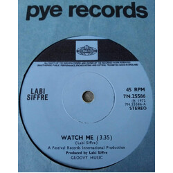 Labi Siffre Watch Me Vinyl 7" USED