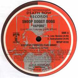 Snoop Dogg Vapors Vinyl 12" USED