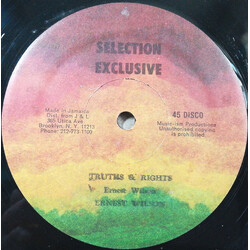 Ernest Wilson / Herman Chin-Loy Truths And Rights / Ganga War Vinyl 12" USED