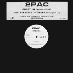 2Pac Breathin' / Let 'Em Have It Remix Vinyl 12" USED