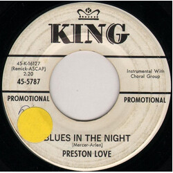 Preston Love Blues In The Night / Willow Weep For Me Vinyl 7" USED
