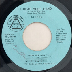 Sons Of Thunder (2) I Hear Your Hand / Get Up And Walk Vinyl 7" USED