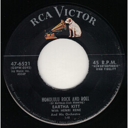 Eartha Kitt Honolulu Rock And Roll / There Is No Cure For L'Amour Vinyl 7" USED