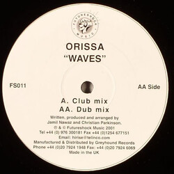 Orissa Waves Vinyl 12" USED