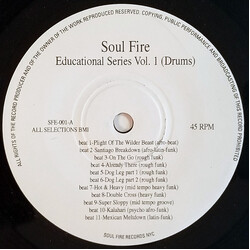 Unknown Artist Educational Series Vol.1 (Drums) Vinyl 7" USED