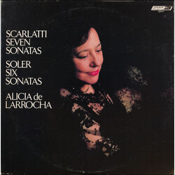 Domenico Scarlatti / Padre Antonio Soler / Alicia De Larrocha Seven Sonatas / Six Sonatas Vinyl LP USED