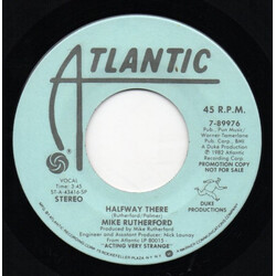Mike Rutherford Halfway There Vinyl 7" USED
