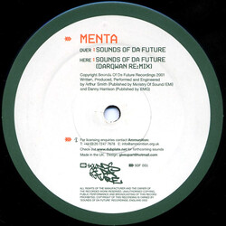 Menta Sounds Of Da Future Vinyl 12" USED