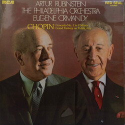 Frédéric Chopin / Arthur Rubinstein / Eugene Ormandy / The Philadelphia Orchestra Concerto No. 2 In F Minor / Grand Fantasy On Polish Airs Vinyl LP US